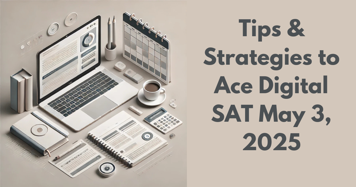 Tips & Strategies to Ace Digital SAT May 3, 2025