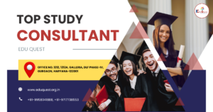 Top Study Abroad Consultant in Gurgaon 2026 – Edu Quest 1 Top study abroad consultant in Gurgaon Edu Quest office counselling students for overseas education