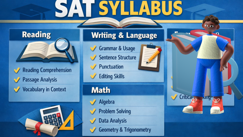 SAT SYLLABUS EXAM 2026, SAT EXAM SYLLABUS , STRATEGY