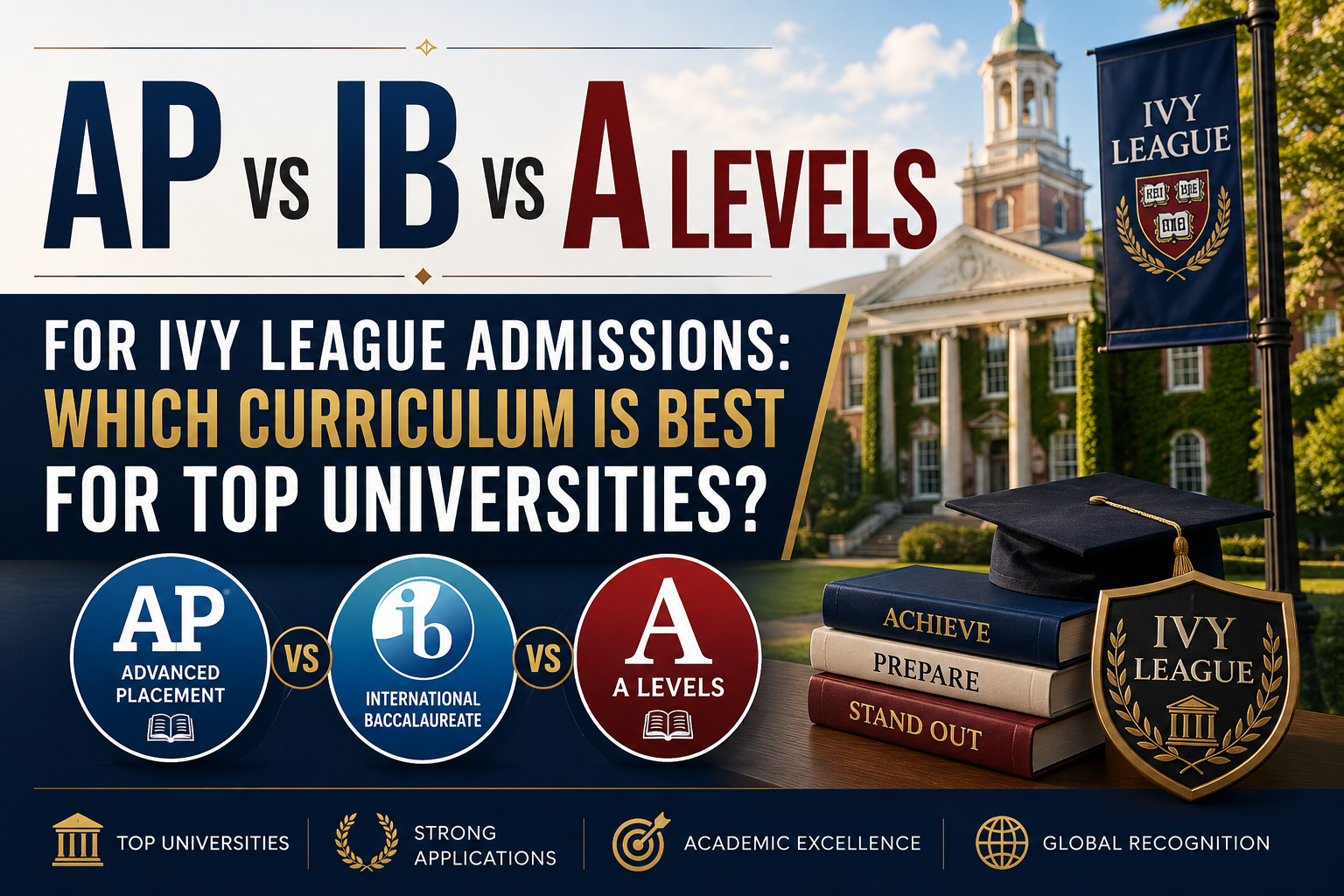 AP vs IB vs A Levels for Ivy League Admissions: Which Curriculum is Best for Top Universities?