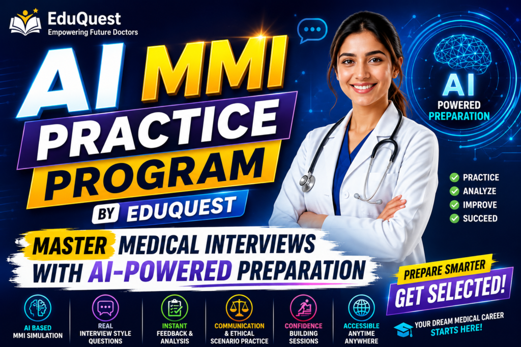 AI MMI Practice Program by EduQuest – Master Medical Interviews with AI-Powered Preparation