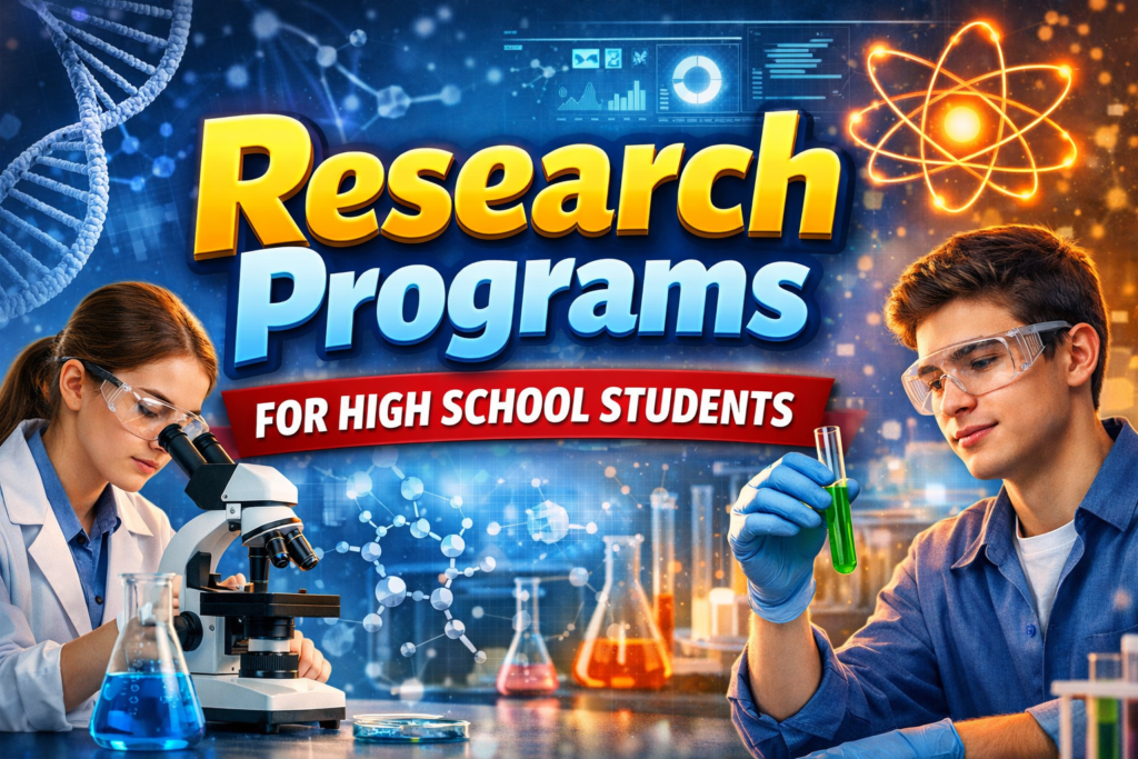 Research Programs for High School Students: The Complete Guide to Finding Opportunities, Building Skills & Strengthening College Applications (2026)
