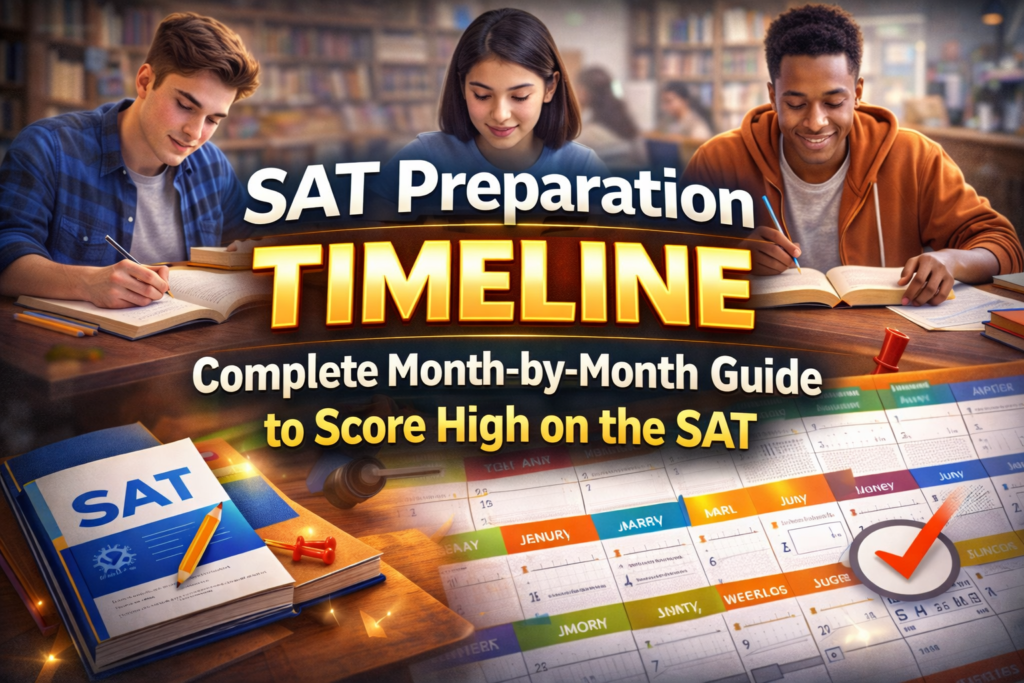 SAT Preparation Timeline: Complete Month-by-Month Guide to Score High on the SAT